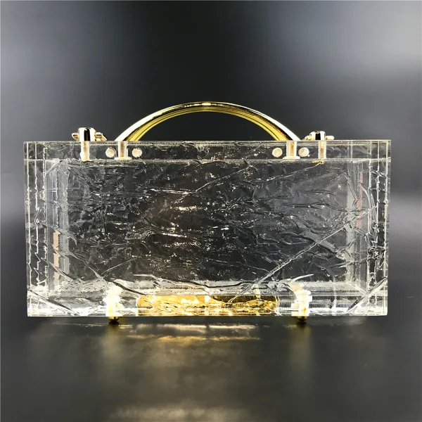 Fashion Transparent Square Clutch Bags 2021