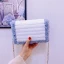 Lovely White Woolen Braid Heart-shaped Square Clutch Bags 2021