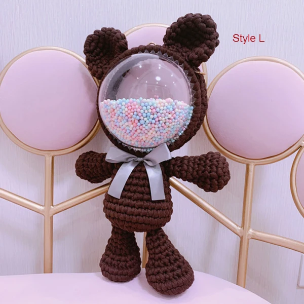 Amazing / Unique Lavender Braid Bear Clutch Bags 2021