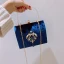 Vintage / Retro Rhinestone Velour Square Clutch Bags 2021