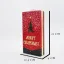 Christmas Red Square Clutch Bags 2021 Metal Rhinestone