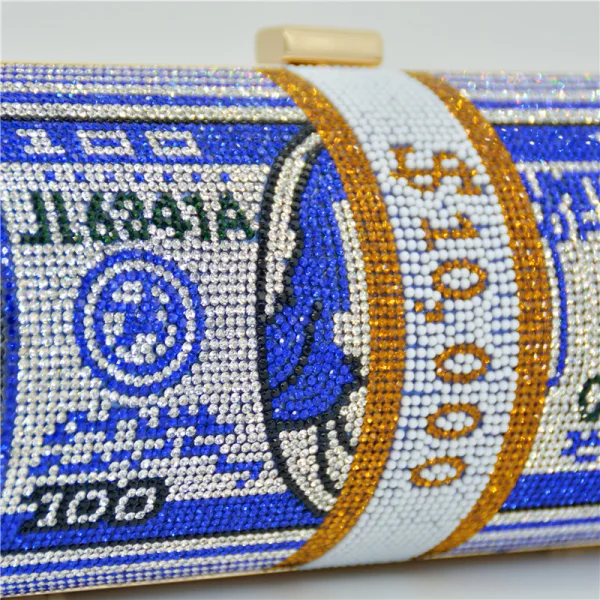 Unique Dollar Faux Diamant Ronds Pochette 2021