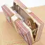 Glitter Kralen Rhinestone Vierkante Dollar Handtassen 2021