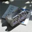 Fashion Silver Rhinestone Round Leopard Clutch Bags 2021