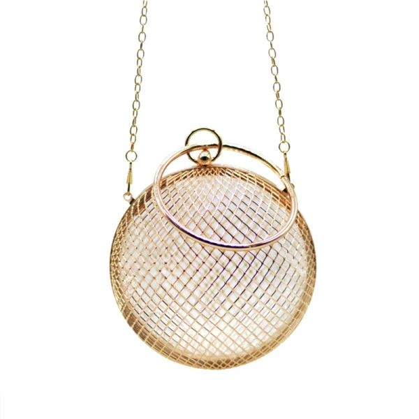 Fashion Metal Round Clutch Bags 2021