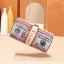 Fashion Candy Pink Rhinestone Round Dollar Clutch Bags 2021 Metal Velour