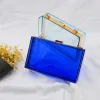 Transparent Acrylic Square Clutch Bags 2021