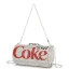 Sparkly Silver Rhinestone Round Coke Clutch Bags 2021