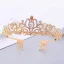 Affordable Gold Hair Comb Tiara Bridal Hair Accessories 2021 Metal Rhinestone Wedding Accessories