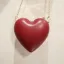 Amazing / Unique Burgundy PU Heart-shaped Clutch Bags 2021
