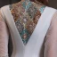Haut de Gamme Blanche Robe De Soirée 2021 Trompette / Sirène Transparentes Col Haut Manches de cloche Perlage Paillettes Longue Volants Robe De Ceremonie