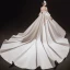 Victorian Style Ivory See-through Bridal Wedding Dresses 2021 Ball Gown High Neck Puffy Long Sleeve Backless Beading Pearl Rhinestone Cathedral Train Ruffle