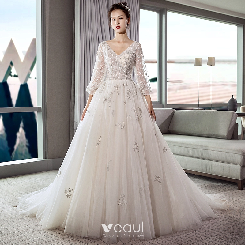 Puffy wedding dresses 2018 sale