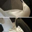 Abordable Ivoire Satin La Mariée Robe De Mariée 2021 Robe Boule Encolure Carrée Manches Courtes Dos Nu Perlage Perle Noeud Longue Volants