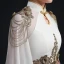Elegant White Chiffon Cheongsam / Qipao 2021 Trumpet / Mermaid High Neck Long Sleeve Appliques Lace Beading Split Front Floor-Length / Long Ruffle Formal Dresses