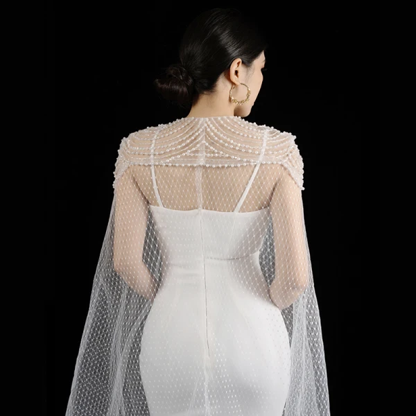 Luxury / Gorgeous White Satin Bridal Wedding Dresses 2021 Trumpet / Mermaid Spaghetti Straps Sleeveless Backless Beading Pearl Watteau Train Ruffle