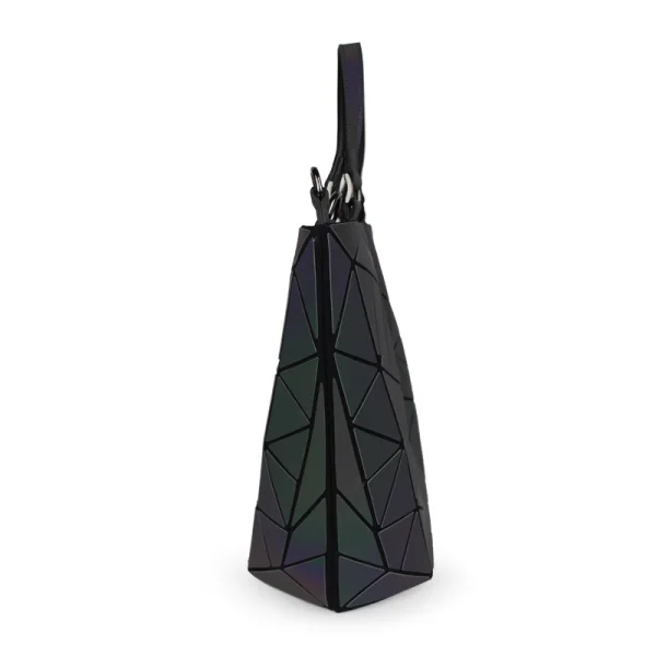 Unique Multi-Couleurs Lumineux Géométrique Carrés Sacs à bandoulière 2021 Holographique PU Réfléchissant Sacs Pour Femmes