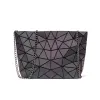 3-piece Multi-Colors Luminous Geometric Square Messenger Bag Shoulder Bags Purse 2021 PU Holographic Reflective Women's Bags