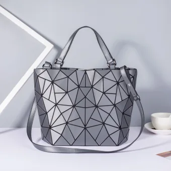 Chic Beautiful Grey Women S Bags Square Handbag Shoulder Bags 2021 Pu Geometric