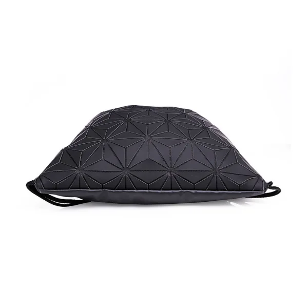 Regenboog Multi-Kleuren Lichtgevend Geometrische Rugzakken 2021 PU Reflecterend Holografisch Dames Tassen