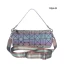 Amazing / Unique Multi-Colors Luminous Geometric Round Handbag Shoulder Bags 2021 PU Reflective Holographic Women's Bags