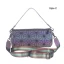 Amazing / Unique Multi-Colors Luminous Geometric Round Handbag Shoulder Bags 2021 PU Reflective Holographic Women's Bags