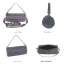 Amazing / Unique Multi-Colors Luminous Geometric Round Handbag Shoulder Bags 2021 PU Reflective Holographic Women's Bags