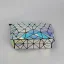 Eye-catching Multi-Colors Geometric Laser Shoulder Bags 2021 PU Reflective Casual Women's Bags