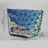 Eye-catching Multi-Colors Geometric Laser Shoulder Bags 2021 PU Reflective Casual Women's Bags
