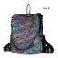 Accrocheuse Multi-Couleurs Lumineux Géométrique Sacs à dos 2021 PU Réfléchissant Holographique Désinvolte Sacs Pour Femmes