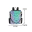 Accrocheuse Multi-Couleurs Lumineux Géométrique Sacs à dos 2021 PU Réfléchissant Holographique Désinvolte Sacs Pour Femmes