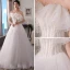 Élégant Blanche Robe De Mariée 2018 Princesse Bustier Sans Manches Dos Nu Plumes Perlage Train De Balayage Volants
