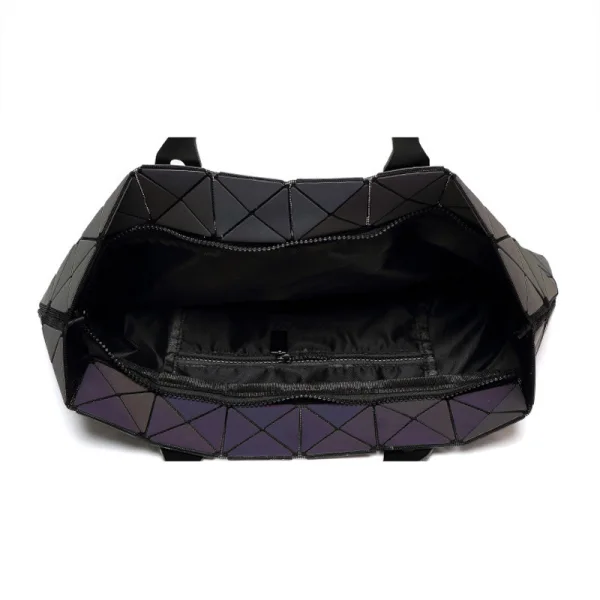 Fashion Multi-Colors Luminous Geometric Shoulder Bags Handbag 2021 PU Reflective Holographic Street Wear Women's Bags