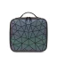 Eye-catching Luminous Geometric Square Makeup Bag 2021 PU Reflective Holographic Women's Bags