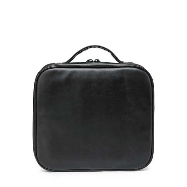 Eye-catching Luminous Geometric Square Makeup Bag 2021 PU Reflective Holographic Women's Bags