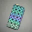 Amazing / Unique Multi-Colors Luminous Geometric Square Wallet 2021 PU Reflective Holographic Casual Women's Bags