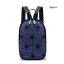 Multi-Colors Luminous Geometric Backpacks 2021 PU Reflective Holographic Casual Women's Bags