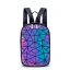 Multi-Colors Luminous Geometric Backpacks 2021 PU Reflective Holographic Casual Women's Bags