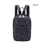 Multi-Colors Luminous Geometric Backpacks 2021 PU Reflective Holographic Casual Women's Bags