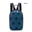Multi-Colors Luminous Geometric Backpacks 2021 PU Reflective Holographic Casual Women's Bags