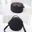 Multi-Colors Luminous Geometric Round Shoulder Bags Messenger Bag 2021 PU Reflective Holographic Casual Women's Bags