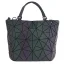 Eye-catching Multi-Colors Luminous Geometric Shoulder Bags Messenger Bag 2021 PU Reflective Holographic Casual Women's Bags