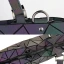 Eye-catching Multi-Colors Luminous Geometric Shoulder Bags Messenger Bag 2021 PU Reflective Holographic Casual Women's Bags