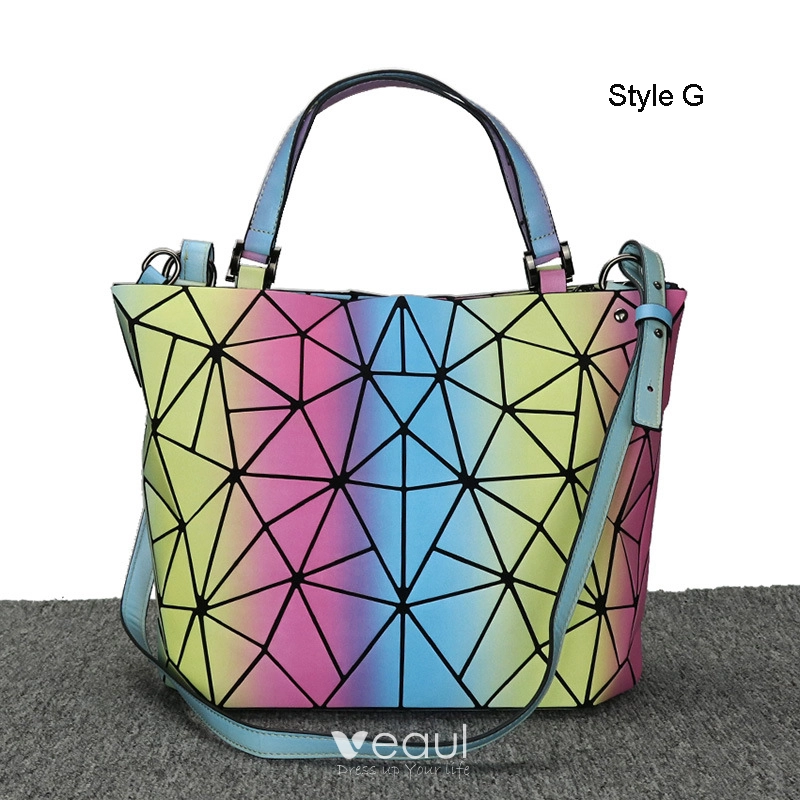 Holographic cheap messenger bag