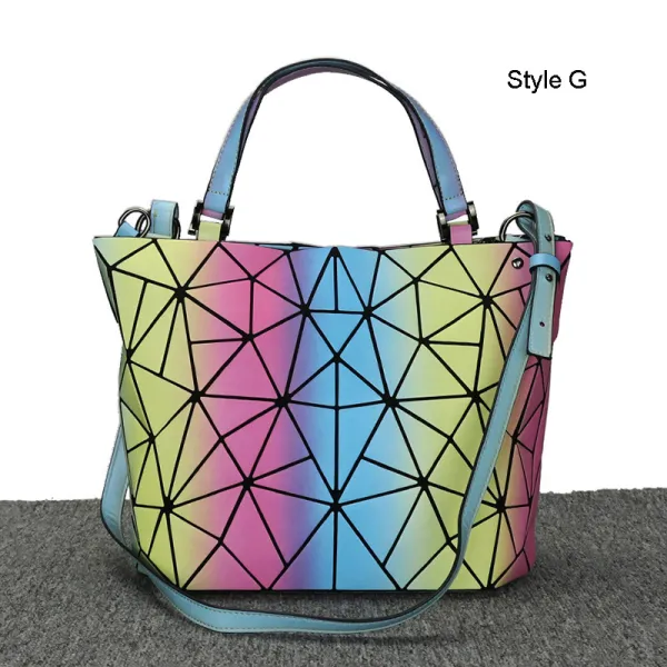 Holographic Paper Bag with Ribbon Handles | PackFancy-gemektower.com.vn