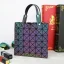Multi-Couleurs Pliable Lumineux Géométrique Carrés Sac à main 2021 PU Réfléchissant Holographique Désinvolte Sacs Pour Femmes