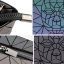 Amazing / Unique Multi-Colors Luminous Geometric Messenger Bag 2021 PU Holographic Reflective Women's Bags