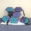 Accrocheuse Multi-Couleurs Lumineux Géométrique Pochettes 2021 PU Réfléchissant Holographique Désinvolte Sacs Pour Femmes