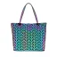 Mode Multi-Couleurs Lumineux Géométrique Carrés Sacs à bandoulière Sac à main 2021 PU Réfléchissant Holographique Sacs Pour Femmes