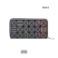 Accrocheuse Multi-Couleurs Lumineux Géométrique Carrés Portefeuille 2021 PU Réfléchissant Holographique Désinvolte Sacs Pour Femmes